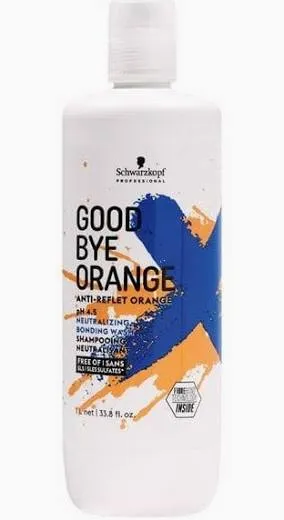 Schwarzkopf Goodbye Orange Shampoo Litre Discontinued