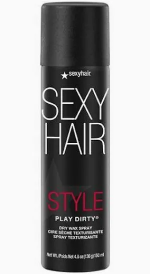 Sexy Hair Style Play Dirty Heat Protection Dry Wax Spray