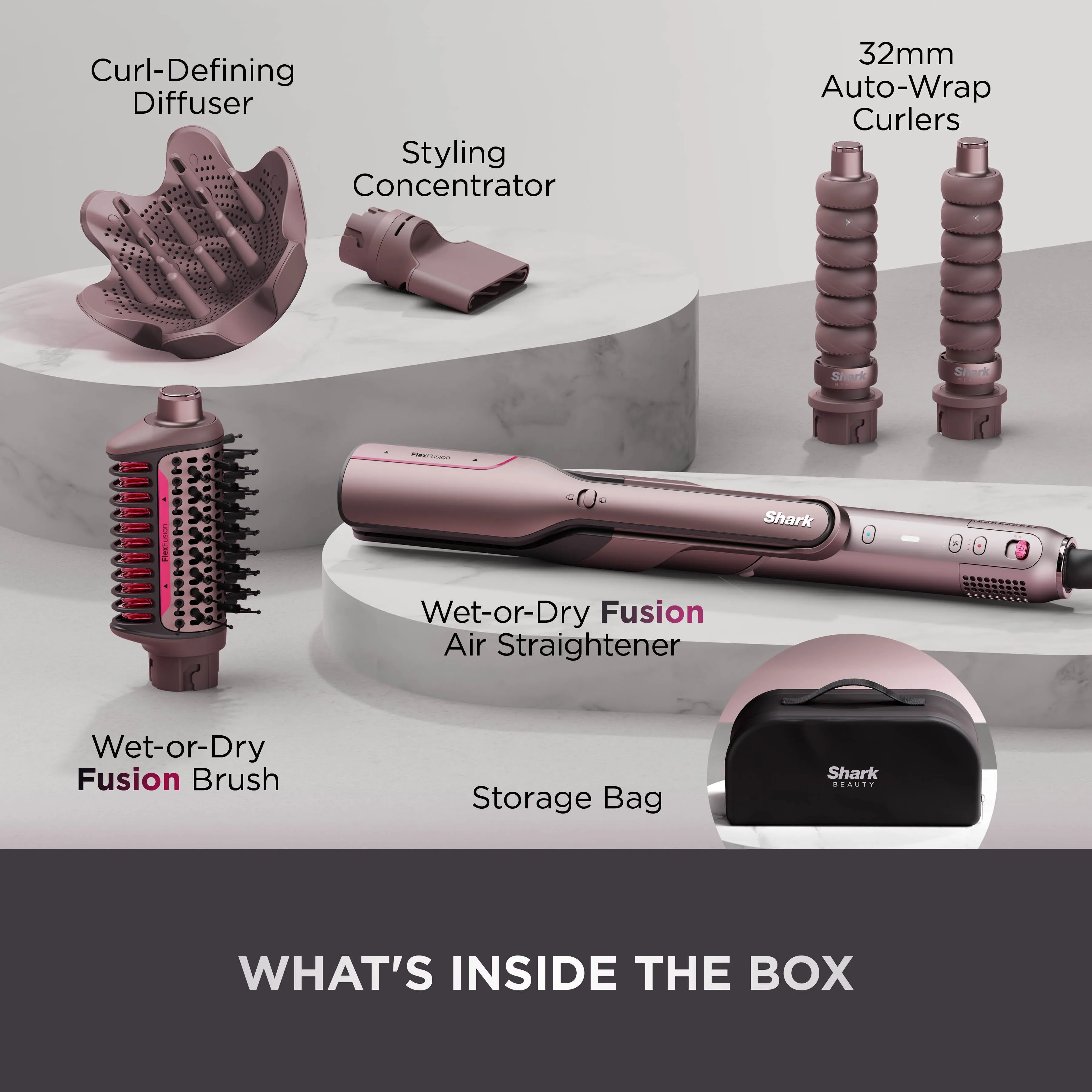 Shark Flexstyle Heat Straight 5 In 1 Hair Styler With Storage