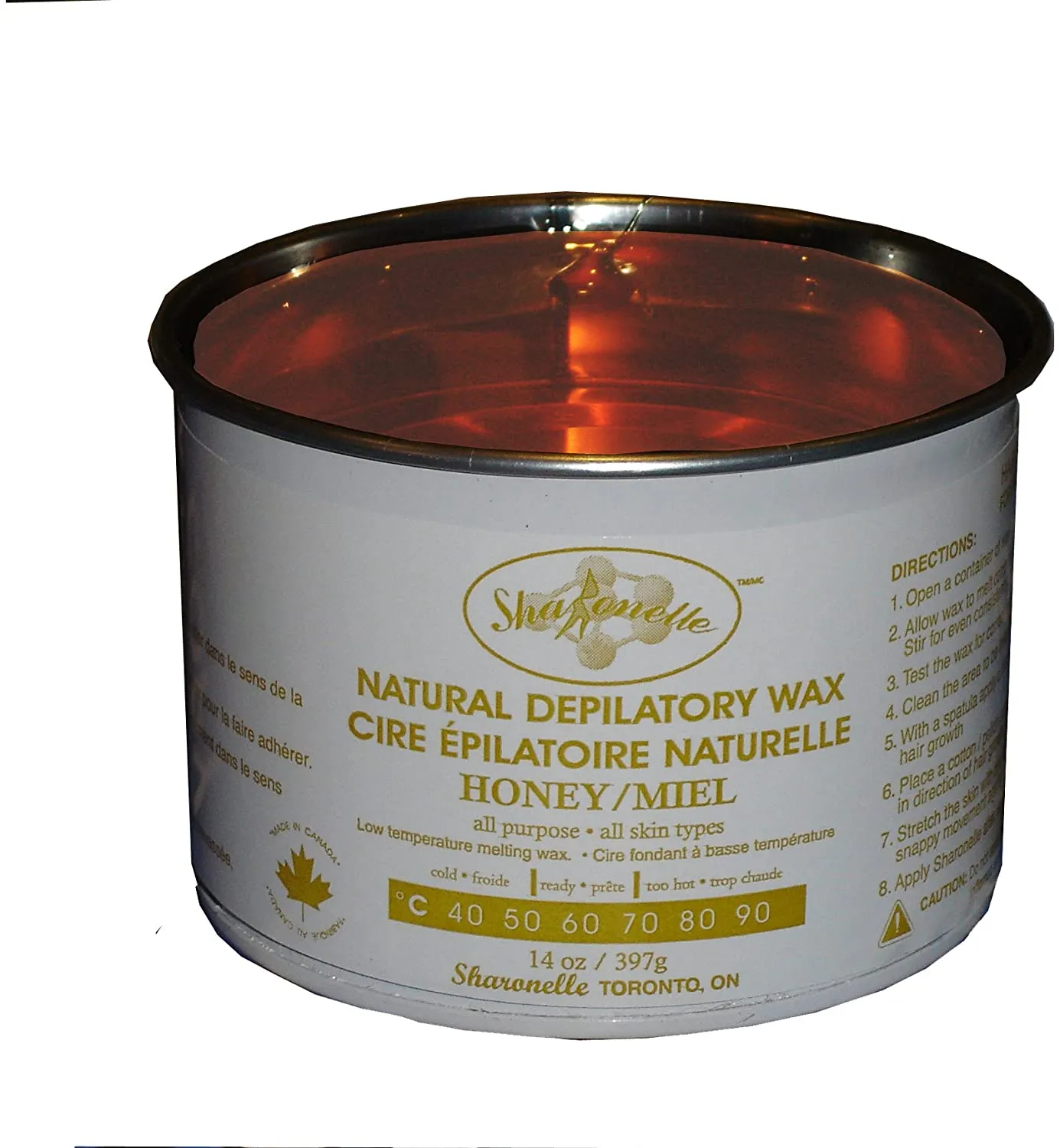 Sharonelle Natural Honey Soft Wax Tin