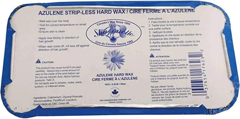 Sharonelle Stripless Azulene Hard Wax Block 2.3 lbs