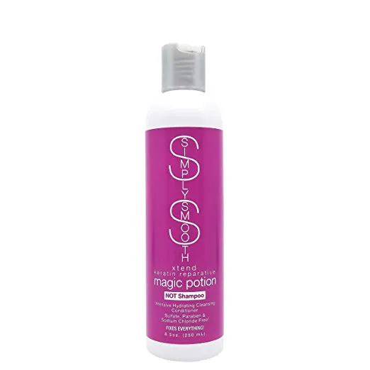 Simply Smooth Xtend Keratin Reparative Magic Potion NOT Shampoo (Cleansing Conditioner/ Co-wash), 8.5 Ounce