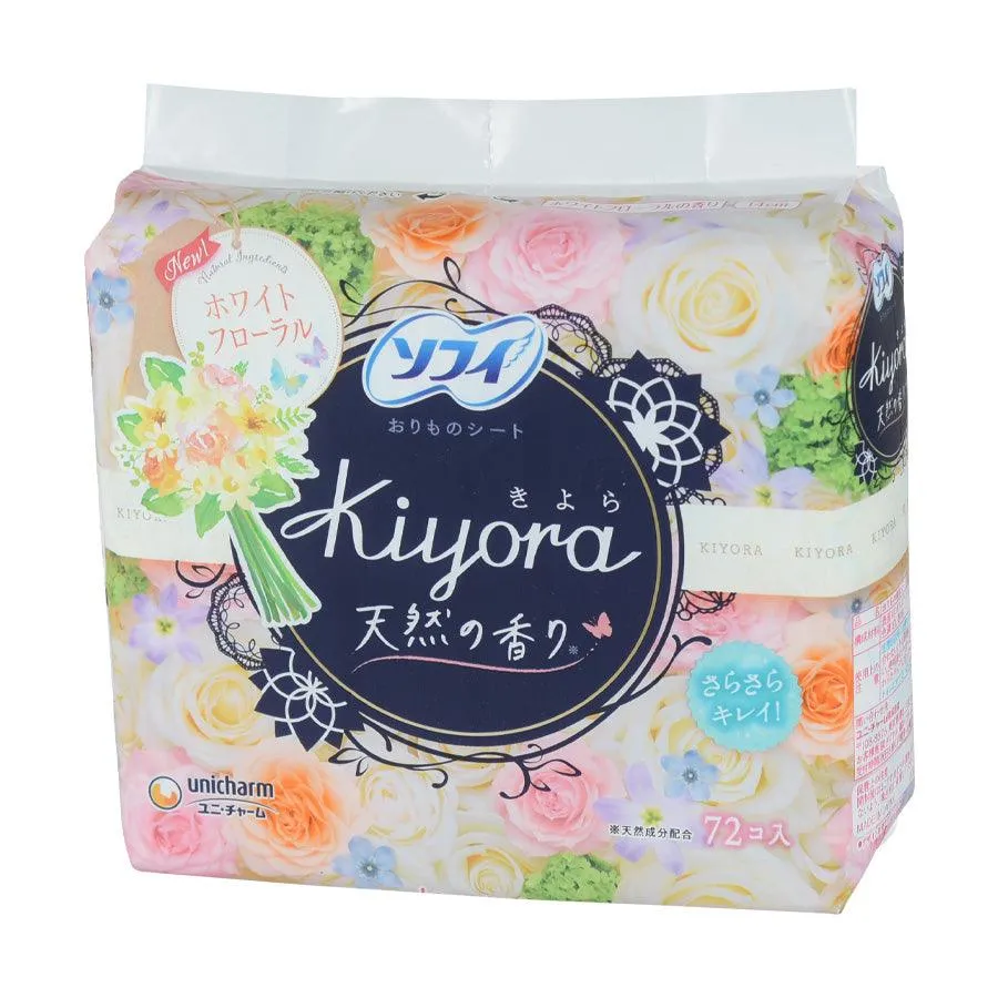 SOFY Kiyora Pantiliner (White Floral)