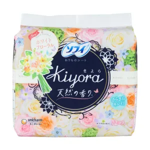SOFY Kiyora Pantiliner (White Floral)