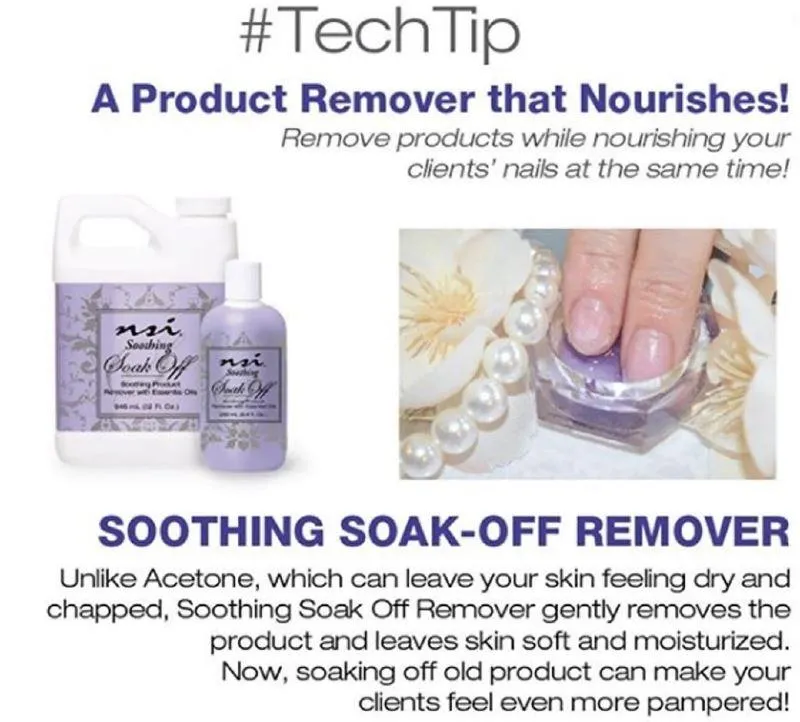 SOOTHING SOAK OFF Gel Polish Remover