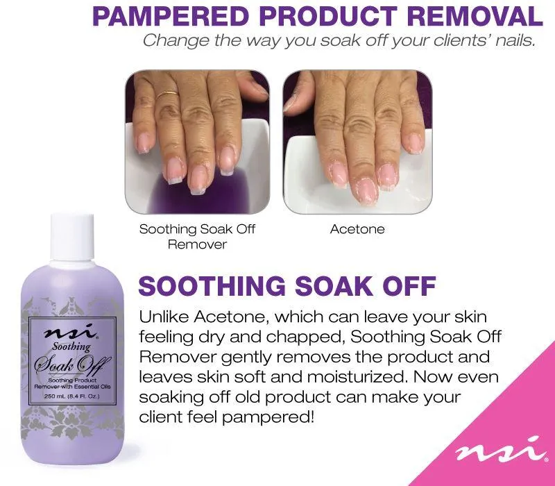 SOOTHING SOAK OFF Gel Polish Remover