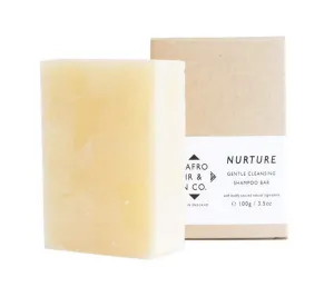 The Afro Hair & Skin Co. NURTURE - Gentle Cleansing Shampoo Bar, 100g