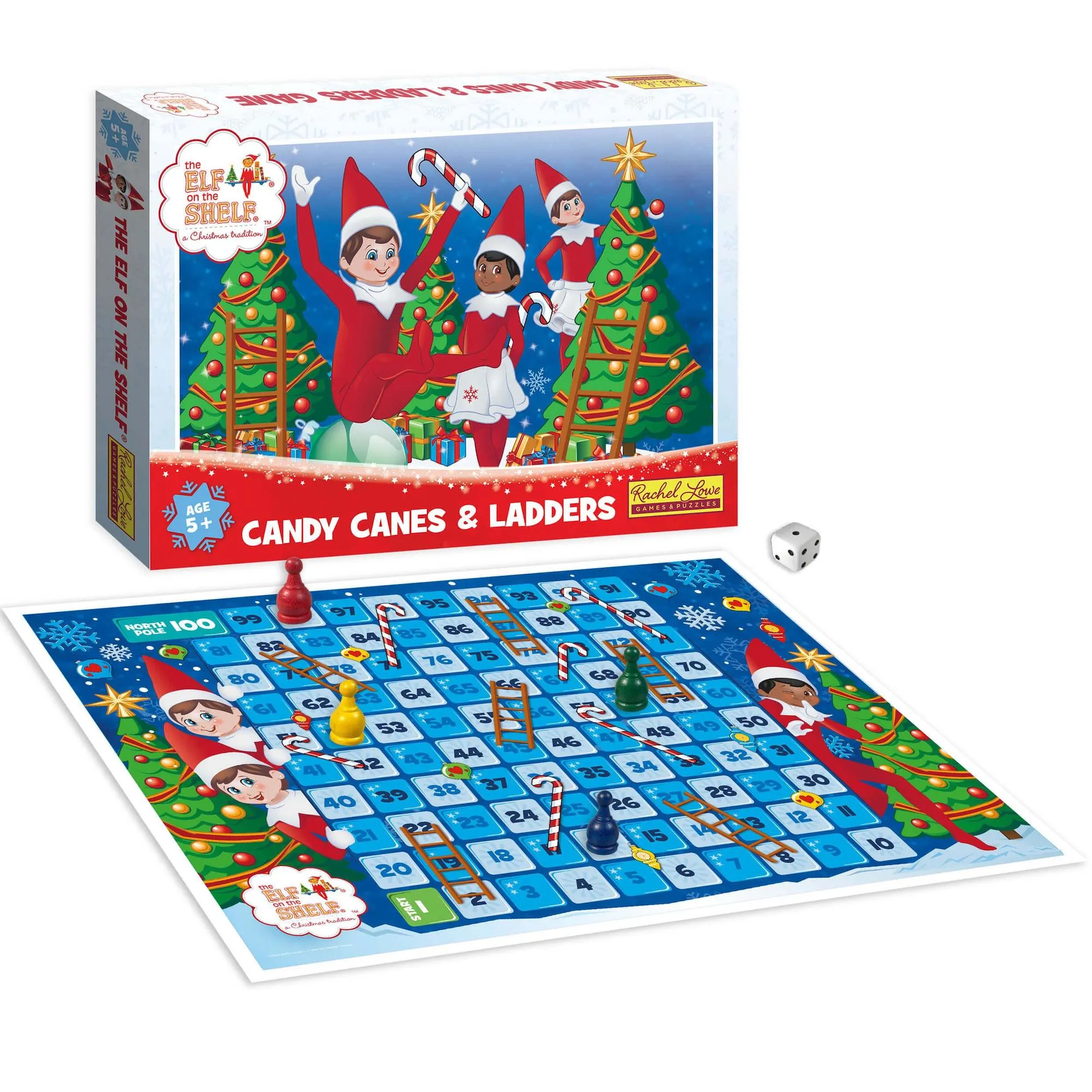 The Elf On The Shelf Candy Canes   Ladders Game