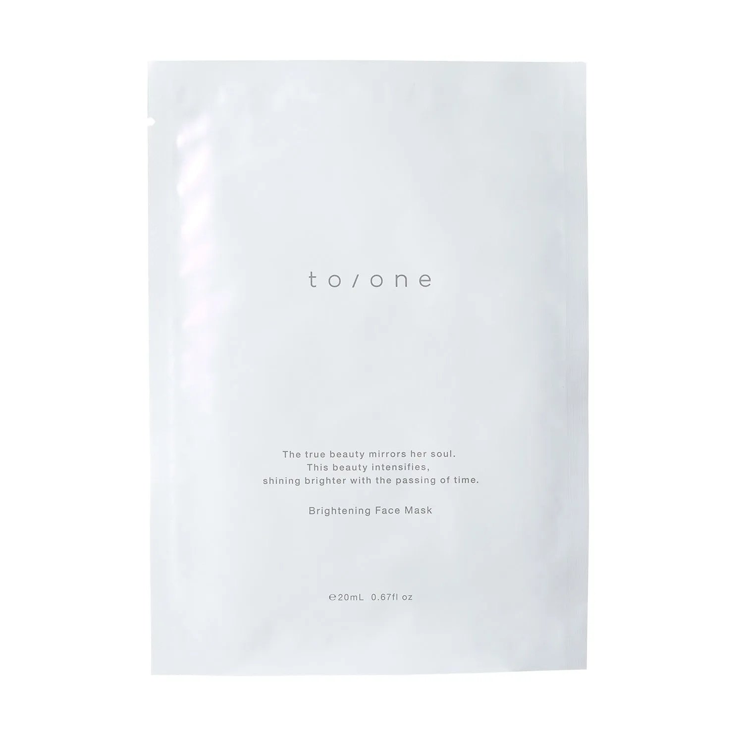 to/one Brightening Face Mask