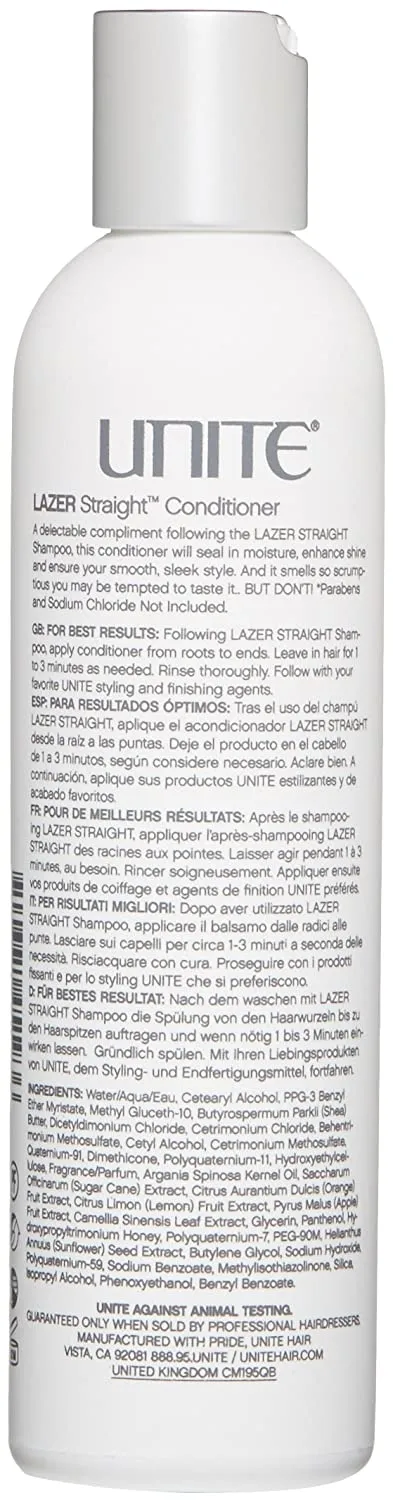 Unite Lazer Straight Conditioner 8 Oz