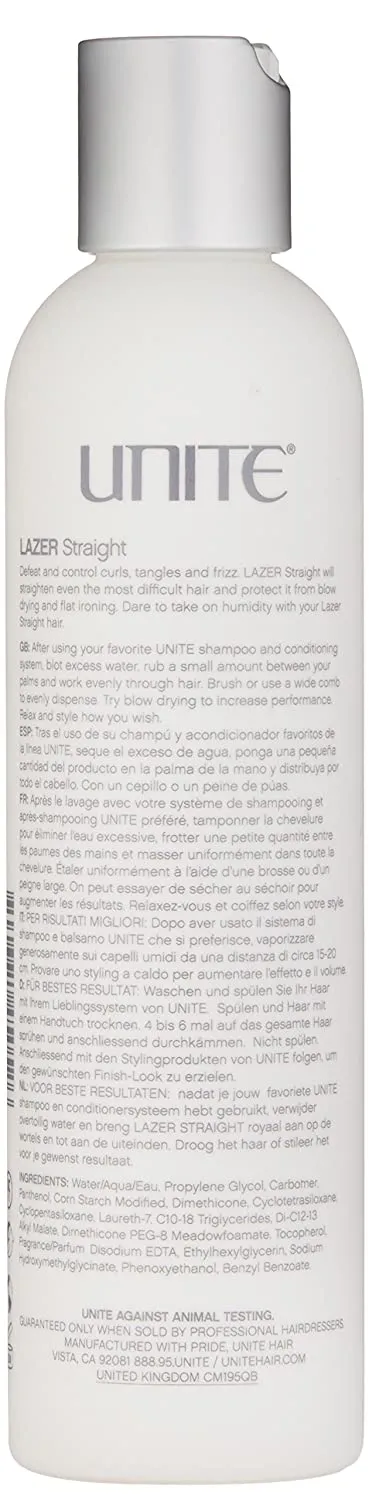 Unite Lazer Straight Relaxing Fluid 8 Oz