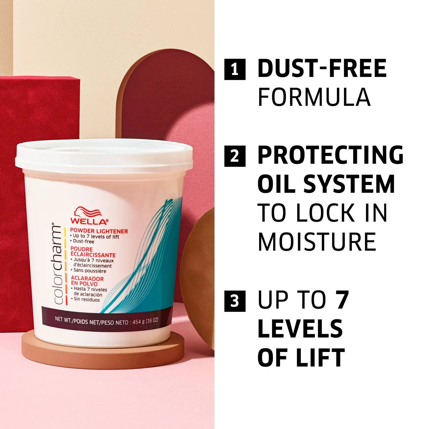 Wella ColorCharm Bleach Powder Lightener on/ off the scalp application